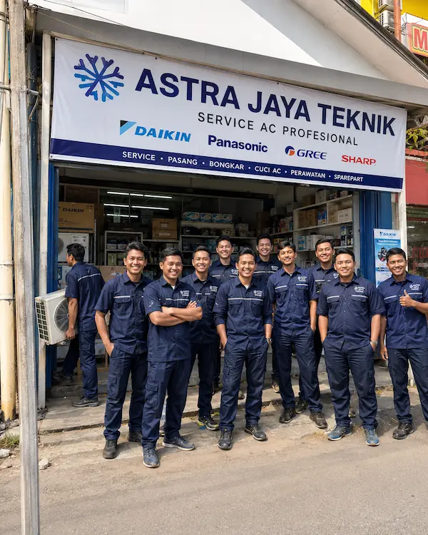 Tim teknisi Astra Jaya Teknik