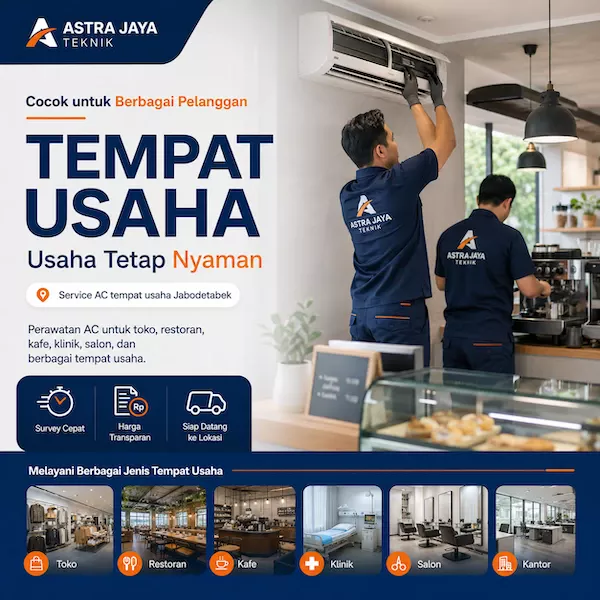 Service AC tempat usaha Bogor